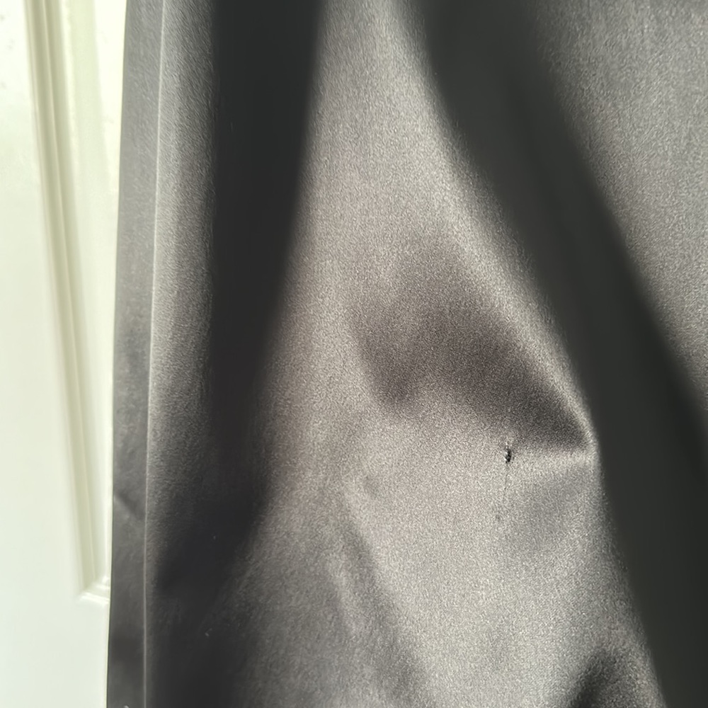 Dolce & Gabbana Black Satin Spaghetti-Strap Midi Dress - Picture 14 of 14